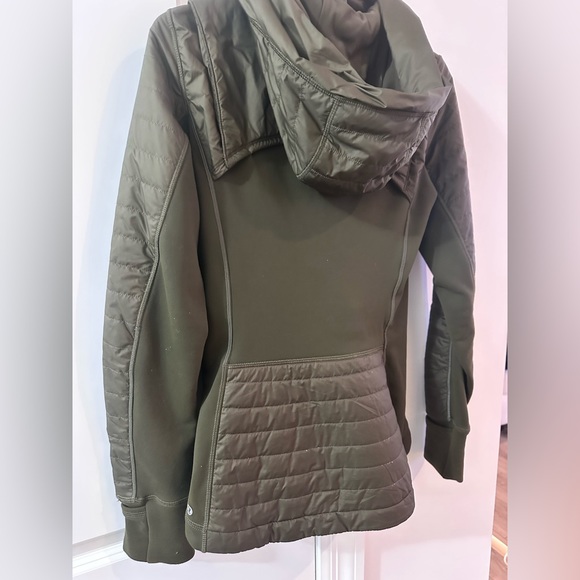 Olive Green Lulu Lemon Jacket - Picture 2 of 4